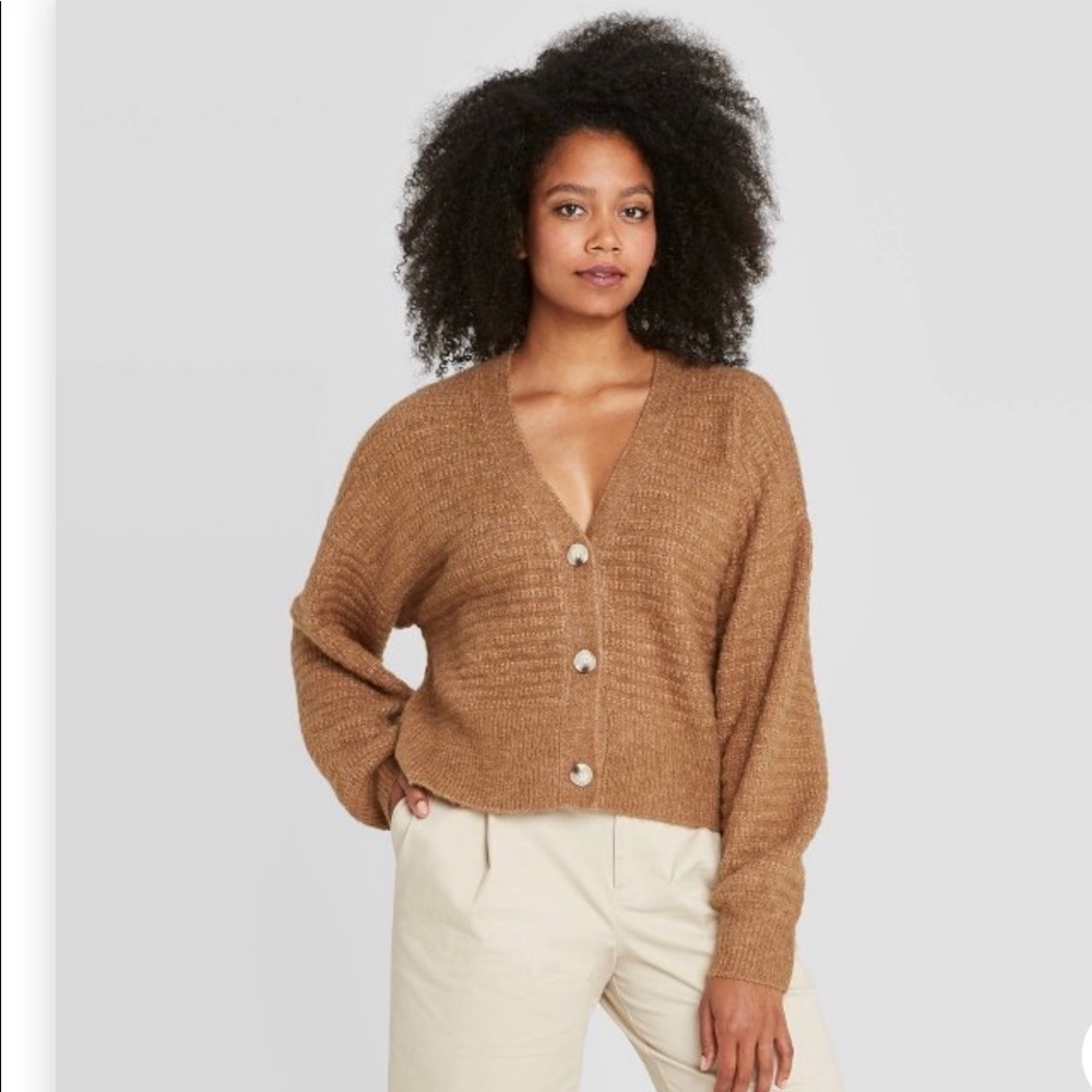 NWOT Prologue Button V neck Cardigan, XS